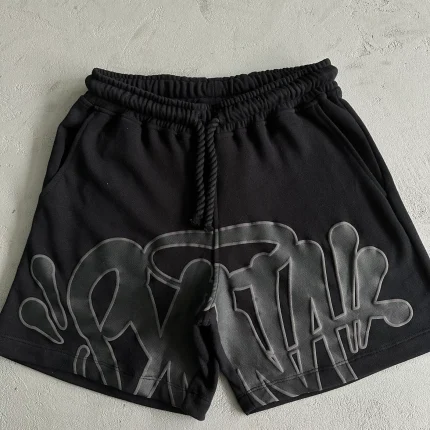 Synaworld ‘Syna Logo’ Shorts - Black and Gray