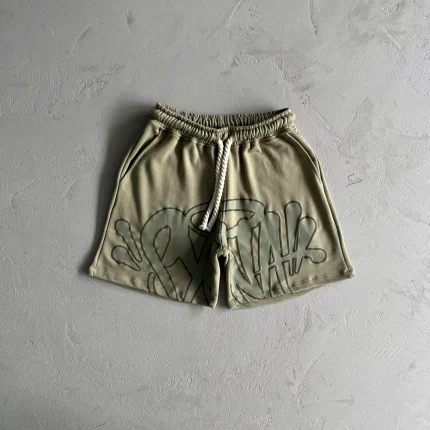 Synaworld 'Syna Logo' Shorts - Olive Green