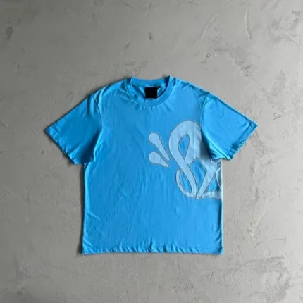 Synaworld ‘Syna Logo’ T-Shirt- Blue and Gray