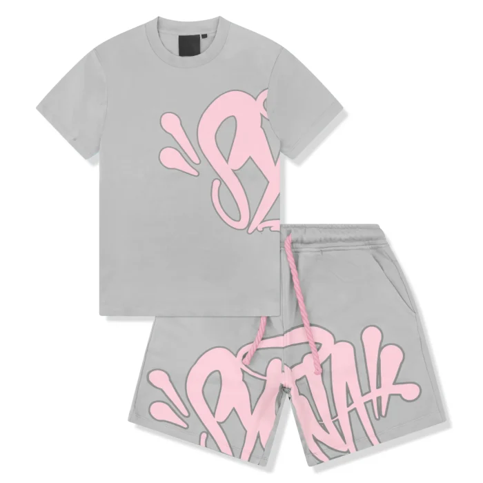 Synaworld ‘Syna Logo’ Tracksuit- Gray And Pink