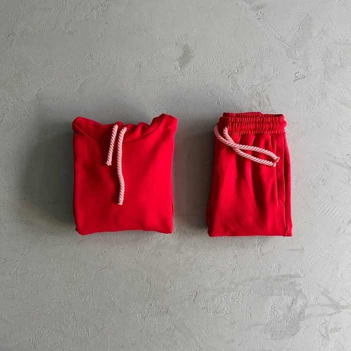 Synaworld ‘Syna Logo’ Tracksuit - Red and Pink